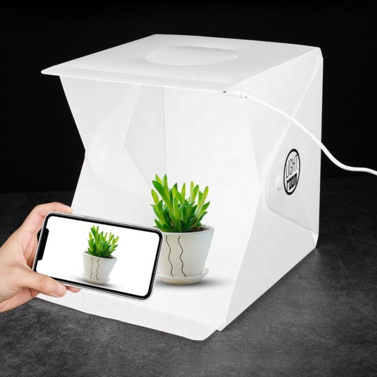 Dimmable Button Type LED Studio Mini Photography Light Box 22 x 23 x 24cm