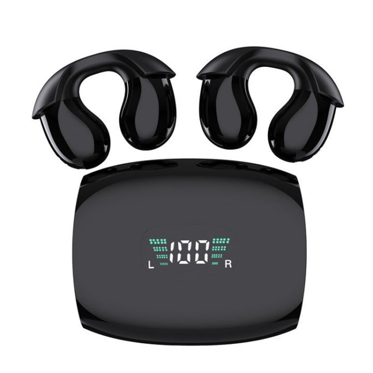 YYK-Q96 Clip Ear Digital Display With Charging Bin Bone Conduction Bluetooth Earphones