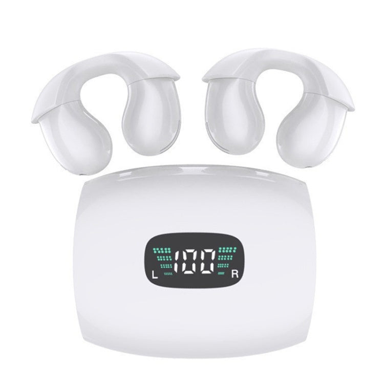 YYK-Q96 Clip Ear Digital Display With Charging Bin Bone Conduction Bluetooth Earphones