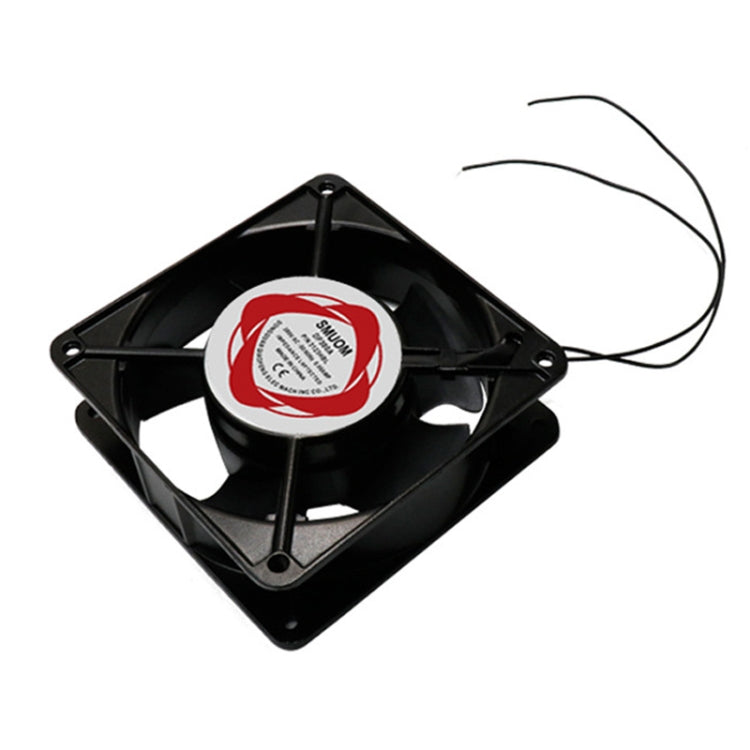 12cm 220V Cabinet Solder Smoke Exhaust Cooling Fan(Black)