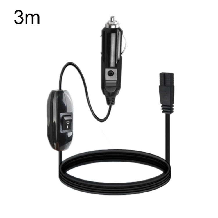 12V/24V Car Refrigerator Cable B Suffix Cigarette Lighter Plug Power Cord, Length: