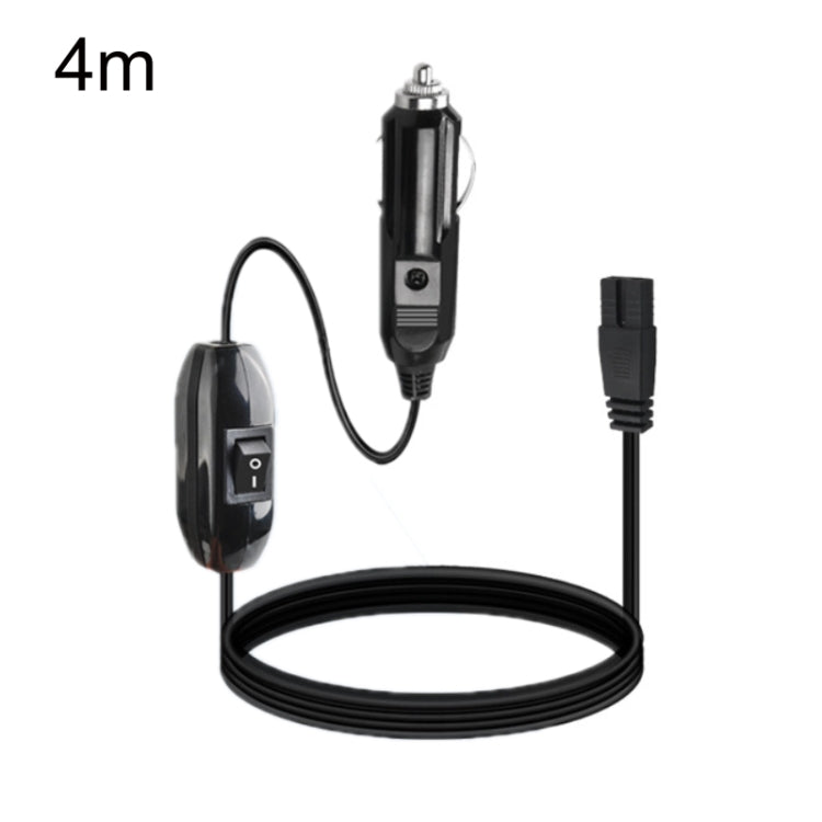 12V/24V Car Refrigerator Cable B Suffix Cigarette Lighter Plug Power Cord, Length: