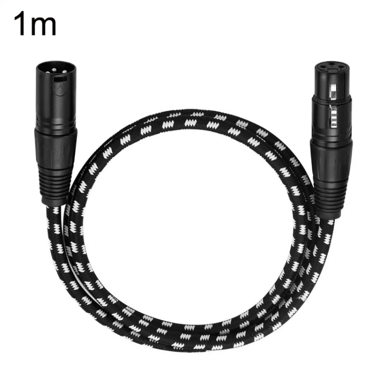 KN006 1m Male To Female Canon Line Audio Cable Microphone Power Amplifier XLR Cable
