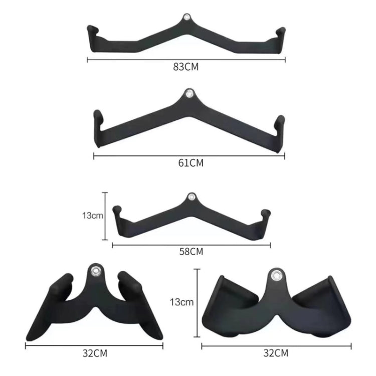 5 In 1 V-shaped Handles Attachments for Pulley and Lat Pulldown Machines