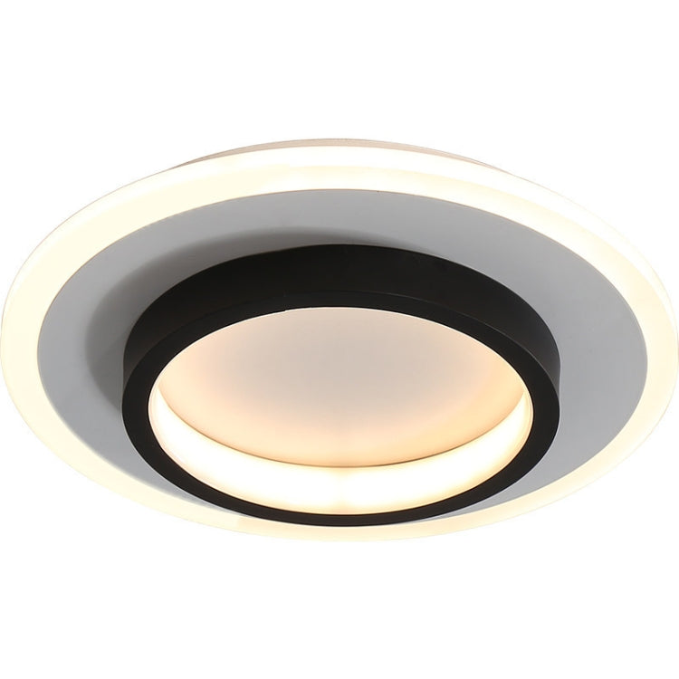 20W 3-color Dimming Aisle Light LED Entrance Corridor Cloakroom Ceiling Light White Circle