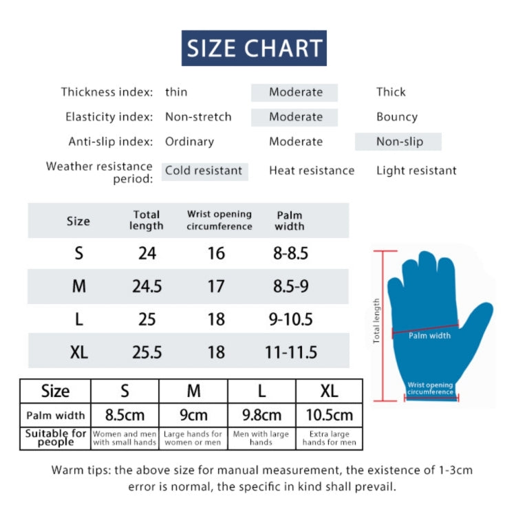1pair 3mm Diving Gloves Swimming Fish Catching Non-slip Anti-stab Gloves For Adult, Size: