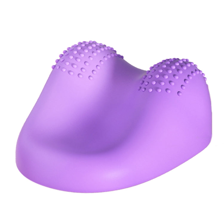 QC070 Elastic Gel Cervical Massage Pillow Shoulder and Neck Correction Traction Home Massage Cushion