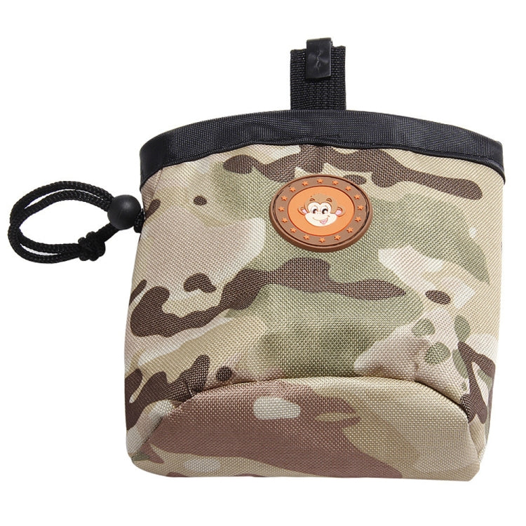 Multifunctional Pet Training Camouflage Snacks Bag Portable Dog Walking Belt Bag