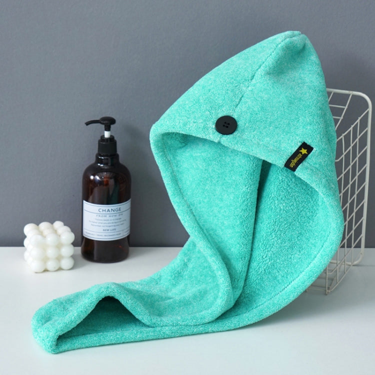 Coral Velvet Quick Dry Absorbent Hair Dryer Hat Plus Thicken Shower Cap Hotel Household Wrap Head Towel