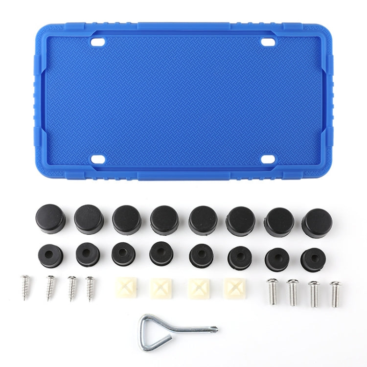 For North American Models Silicone License Plate Frame, Specification: