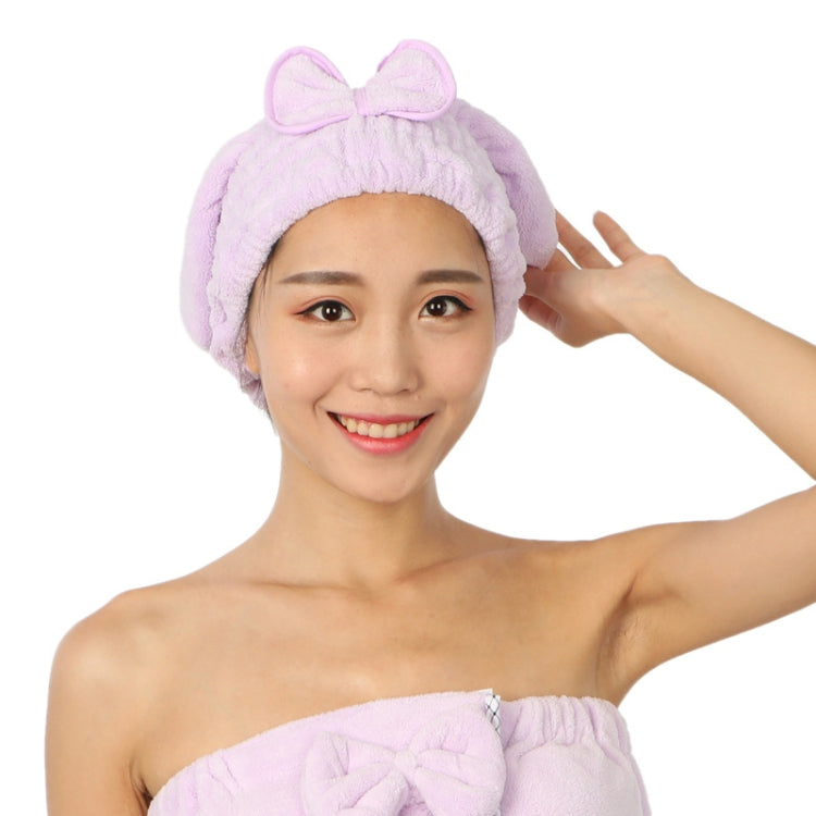Coral Velvet Soft Absorbent Dry Cap No Hair Loss Coral Velvet Shower Cap