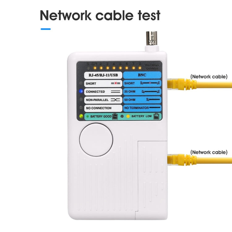 YG-224UB Multifunctional Network Tester 4 In 1 Cable Detection Tool BNC+RJ11+RJ45+USB Liner