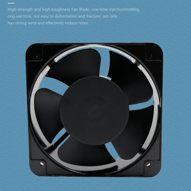 220V 38W 15cm Roller Chassis Electrical Cabinet Shaft Oil Bearing Fan