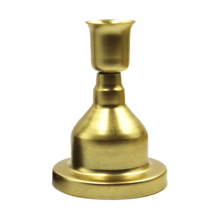 DH2303-06 Retro Metal Candle Holder Wrought Iron Candlesticks Decoration Ornament