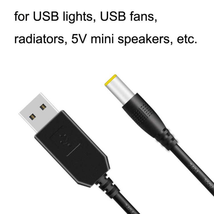 2pcs DC 5V To 12V USB Booster Cable Mobile Power Router Power Cord