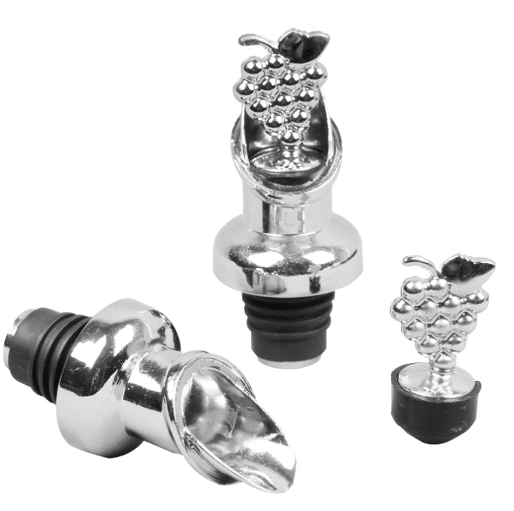 2pcs Zinc Alloy Red Wine Cork Wine Stopper Drink Bar Tool