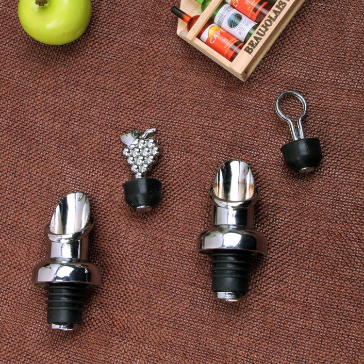 2pcs Zinc Alloy Red Wine Cork Wine Stopper Drink Bar Tool