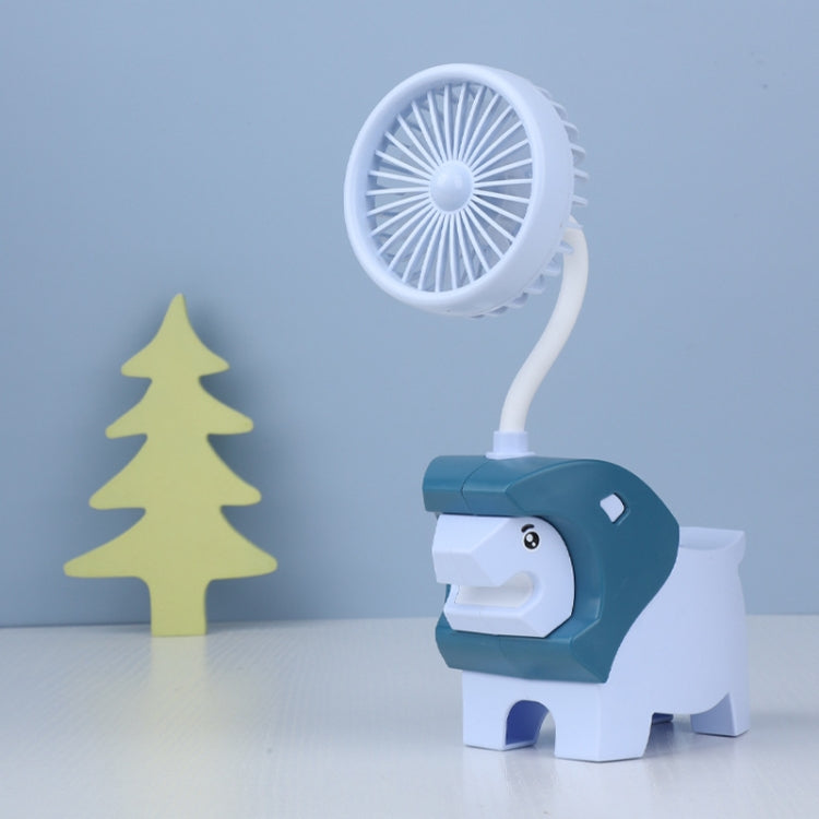 291A Cute Desktop Pen Holder Fan Mini Multifunctional Cartoon Dormitory Fan