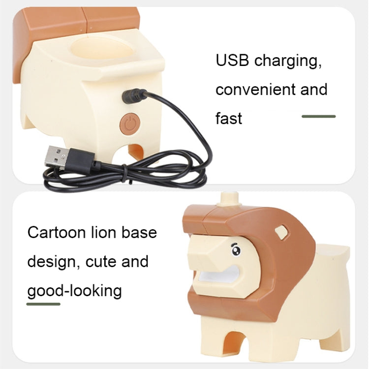 291A Cute Desktop Pen Holder Fan Mini Multifunctional Cartoon Dormitory Fan