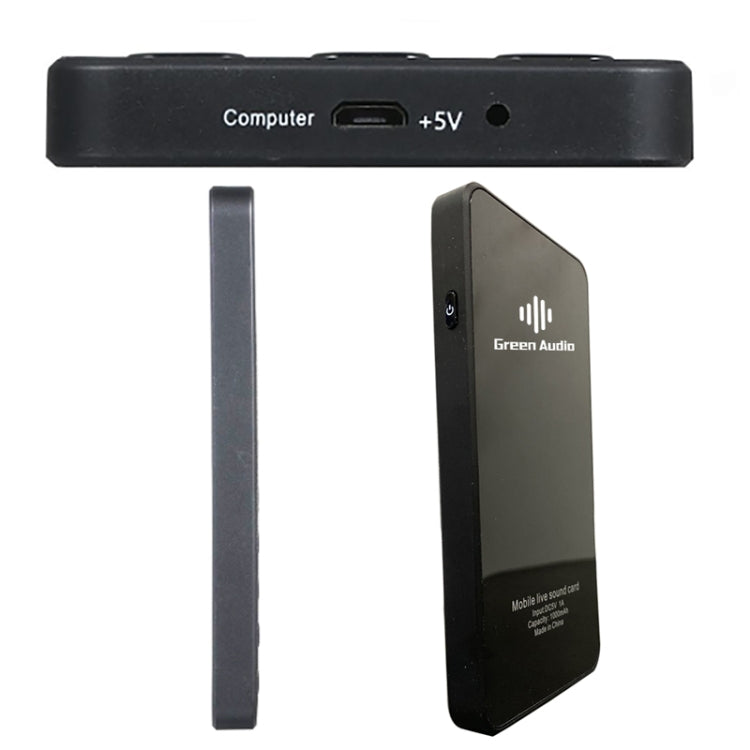 V6 12 Kinds Of Electro-Acoustic Base Tone Mobile Phone Live Sound Card