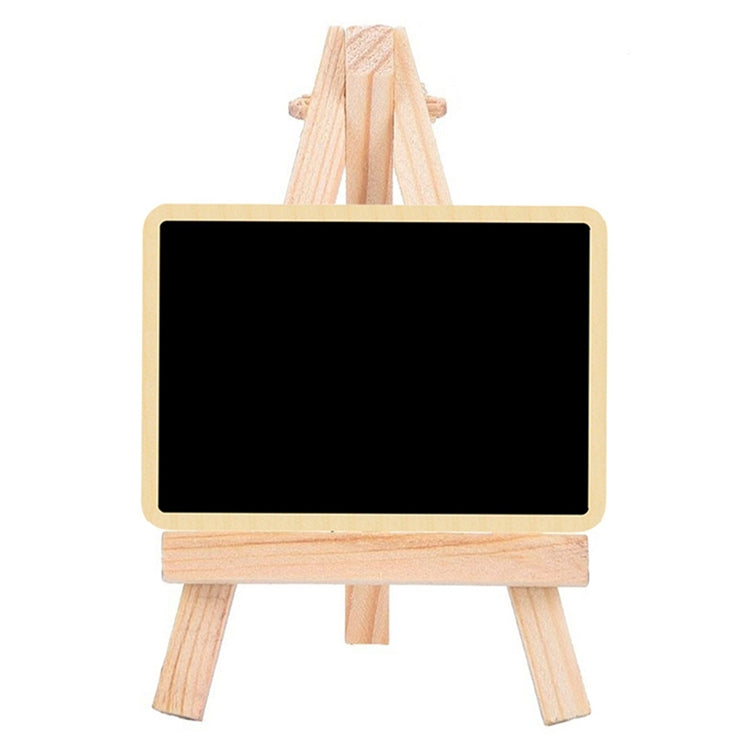 10pcs Small Party Shop Message Blackboard Ornaments Pine Tripod Decorative Message Board