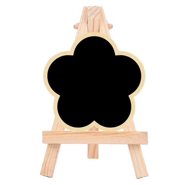 10pcs Small Party Shop Message Blackboard Ornaments Pine Tripod Decorative Message Board