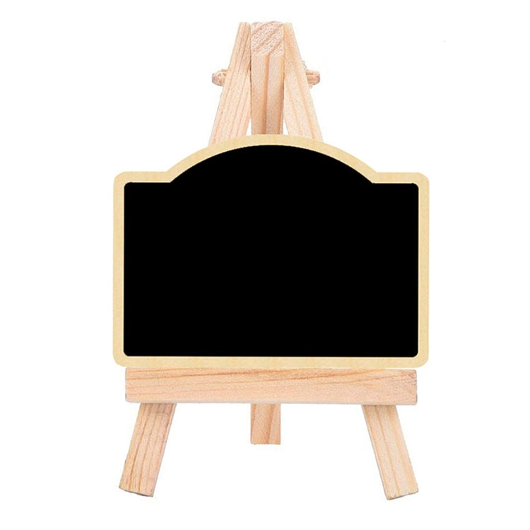 10pcs Small Party Shop Message Blackboard Ornaments Pine Tripod Decorative Message Board