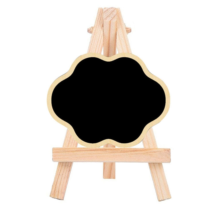 10pcs Small Party Shop Message Blackboard Ornaments Pine Tripod Decorative Message Board