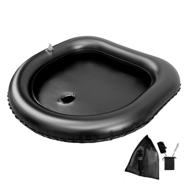 Bed Nursing No Bending Inflatable Light Shampoo Basin, Color: