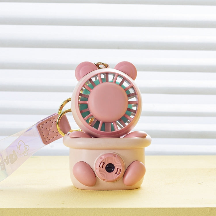 MU039 Mini Dynamic Projection Camera Fan Cartoon Children Portable Fan