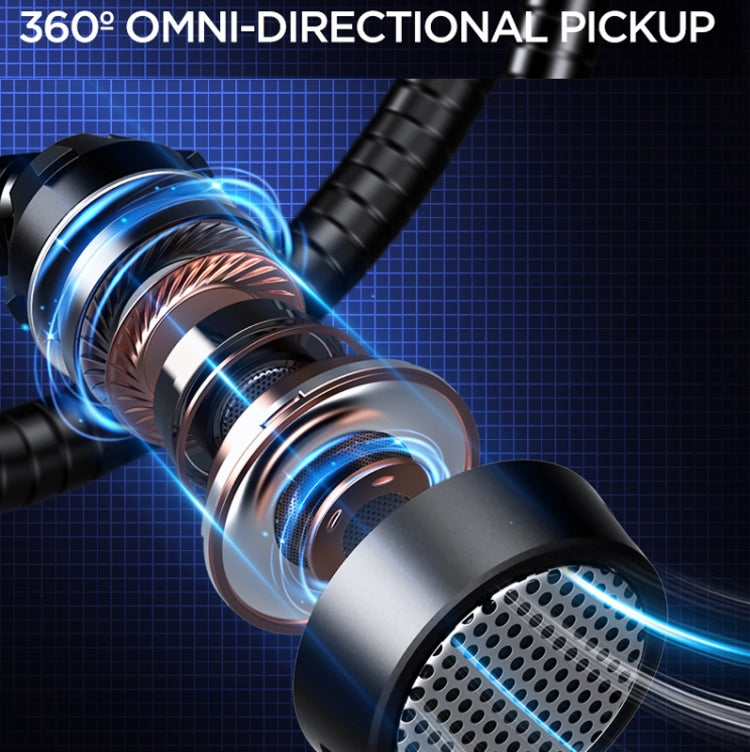 USB Gaming Microphone Built In Sound Card 5 Voice Changing Modes with RGB Lighting