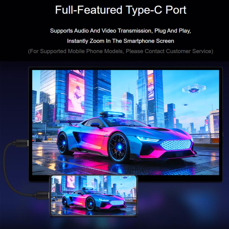 Luckfox 14-Inch 4K Portable Touchscreen Monitor With Magnetic Protective Case 3840x2160 HDR IPS Display, Full Lamination, 10-Point Capacitive Touch