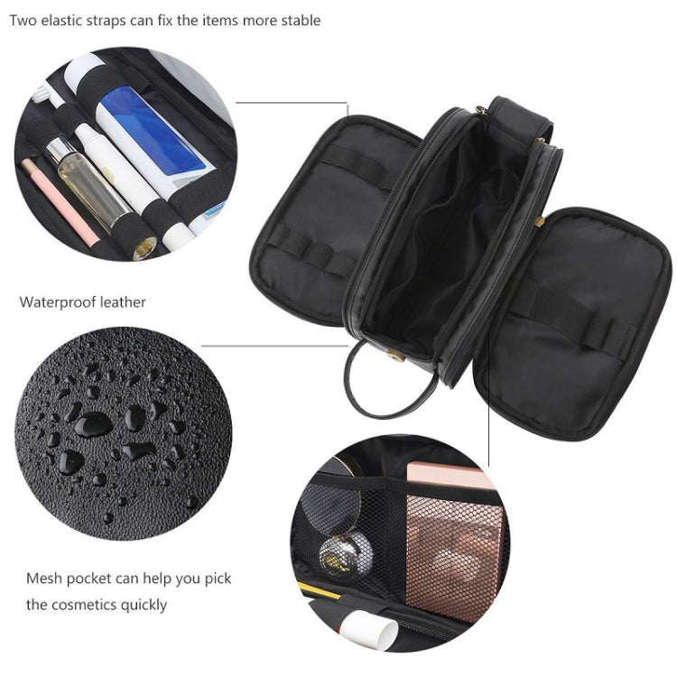 Men Travel Organizer PU Toiletry Bag Cosmetic Bag