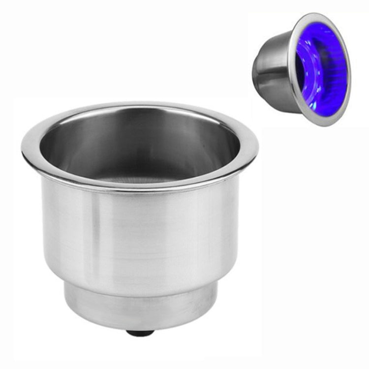 15LED Stainless Steel Cup Holder Yacht RV Modification