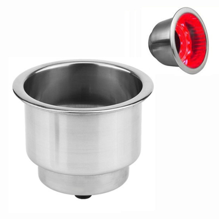 15LED Stainless Steel Cup Holder Yacht RV Modification