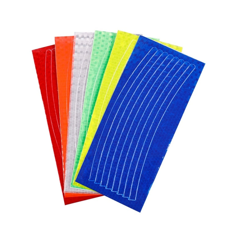 10pcs Reflective Stickers for Bicycle Rims Riding Equipment Accessories