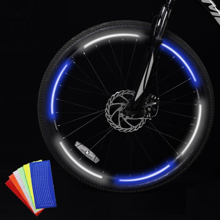 10pcs Reflective Stickers for Bicycle Rims Riding Equipment Accessories