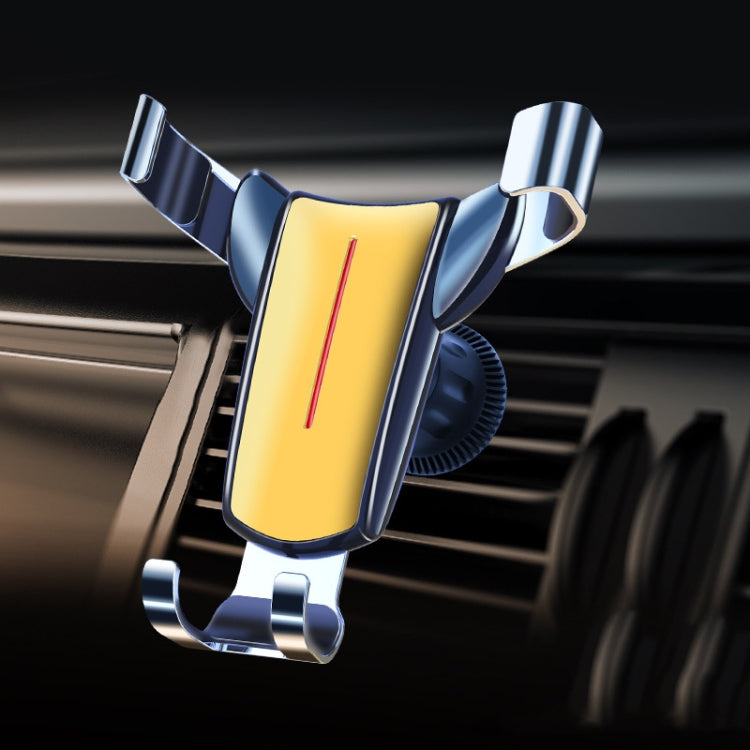 Air Outlet Triangular Gravity Sensor Car Mobile Phone Holder, Color: