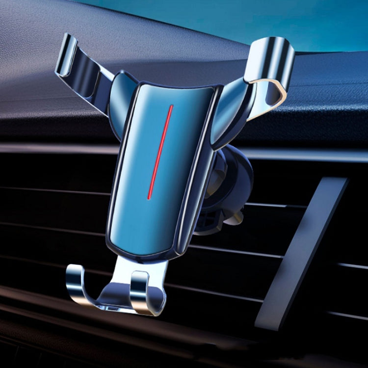 Air Outlet Triangular Gravity Sensor Car Mobile Phone Holder, Color: