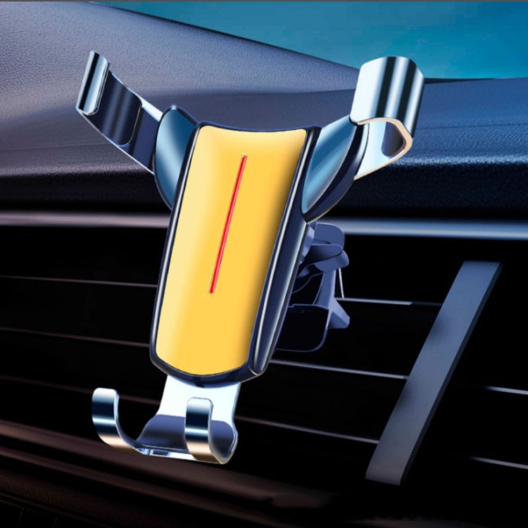 Air Outlet Triangular Gravity Sensor Car Mobile Phone Holder, Color: