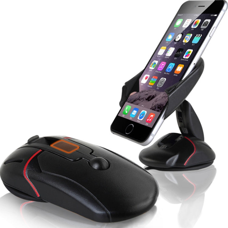 Car Air Vent Desktop Mouse Gravity Navigation Mobile Phone Holder(Black)