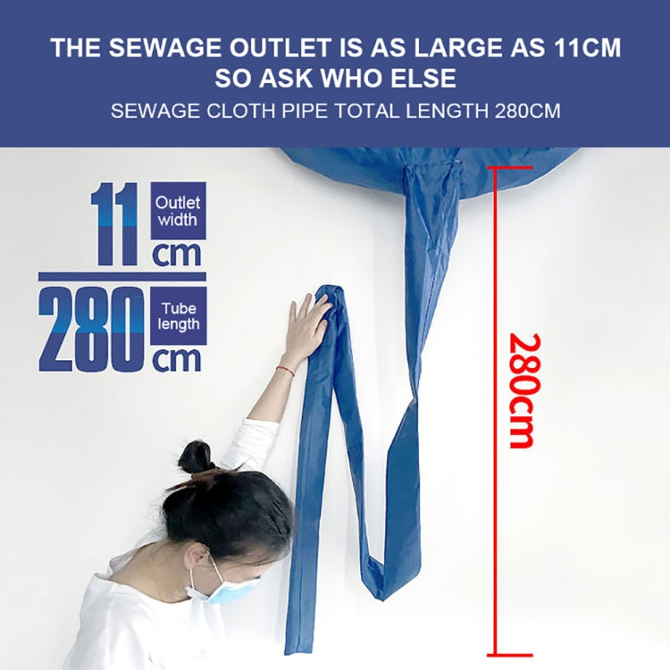 1-2P Air Conditioner Cleaning Cover With Drain Outlet