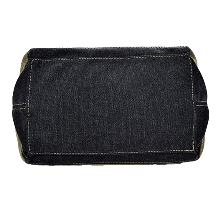 FB-15 Simple Canvas Handbag Single Shoulder Crossbody Bag Multi-Layer Stitching Women Bag