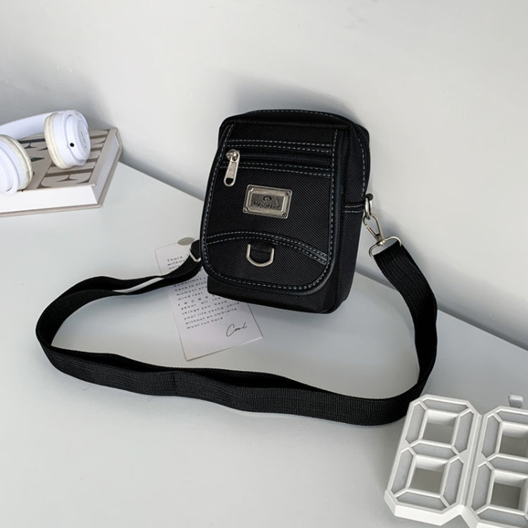 H3324 Commercial Male Single Shoulder Crossbody Bag Oxford Fabric Small Backpack, Color: B