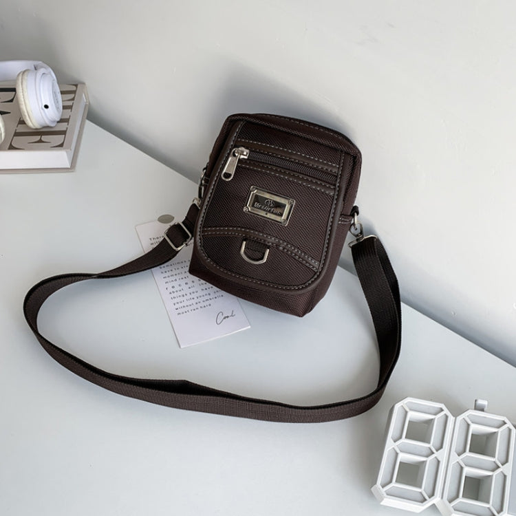 H3324 Commercial Male Single Shoulder Crossbody Bag Oxford Fabric Small Backpack, Color: B