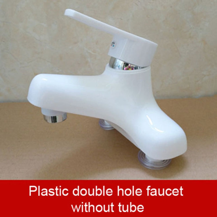 Plastic Three Holes Duplex Basin Stand Basin Faucet