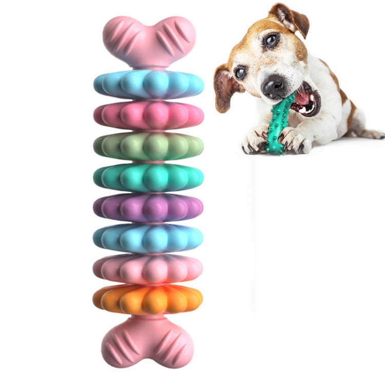 BG5051 Pet Chew Toys Bone Shape Dog Teething Sticky, Style: