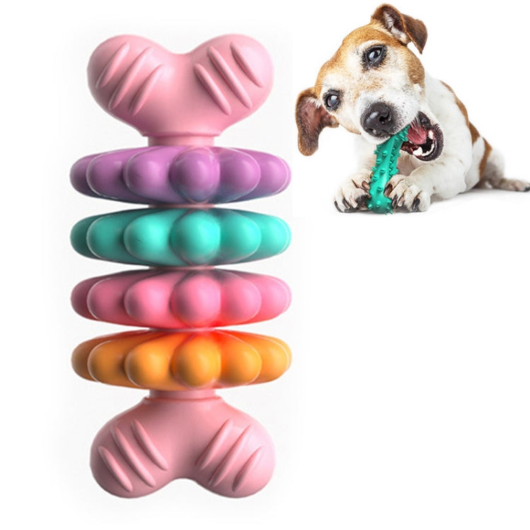 BG5051 Pet Chew Toys Bone Shape Dog Teething Sticky, Style: