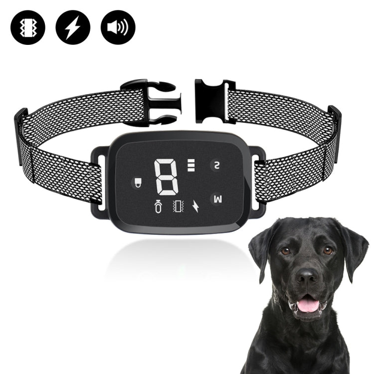 Intelligent Automatic Electric Strike Collar Touch Digital Display Rechargeable Waterproof Dog Trainer Stop Barker