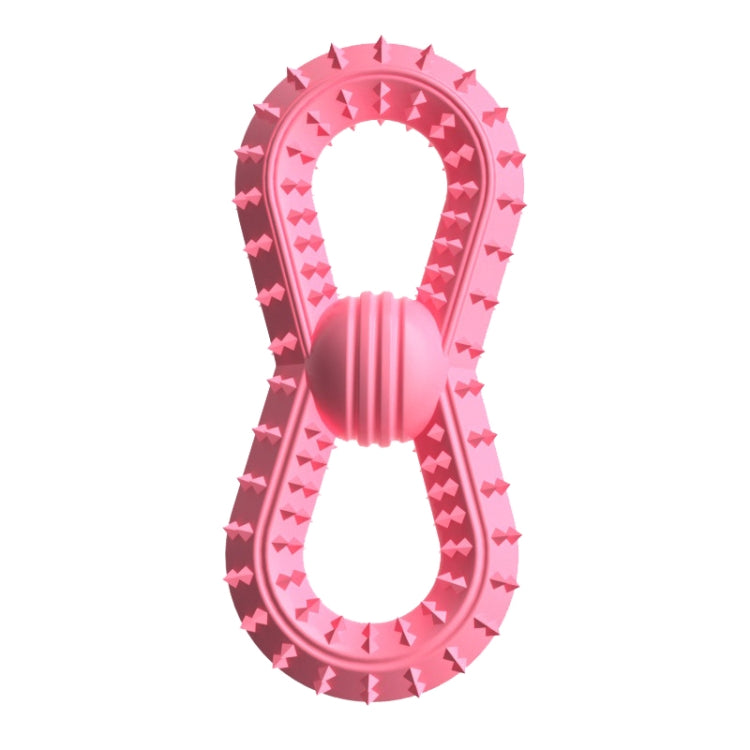 BG5039 Number 8 Shape Dog Teething Stick TPR Pet Chewing Toy Ball